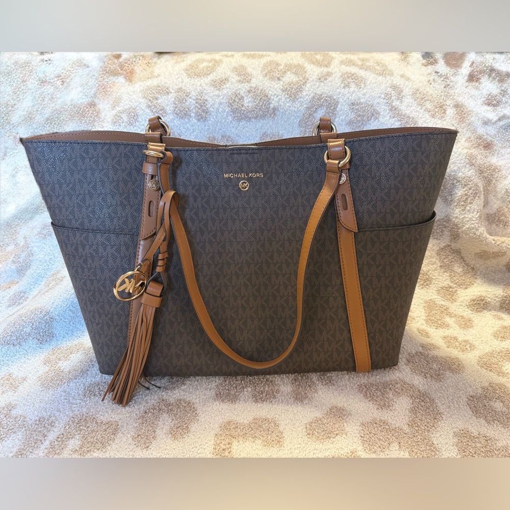 Michael Kors Brown and Tan Women's Bag